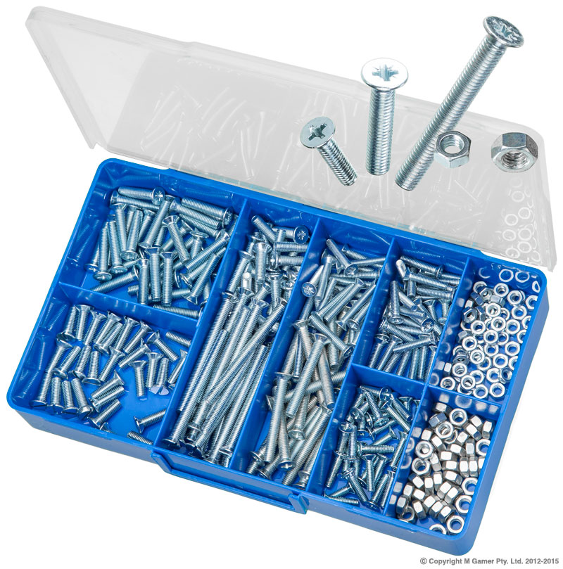 Countersunk Machine Screws & Nuts